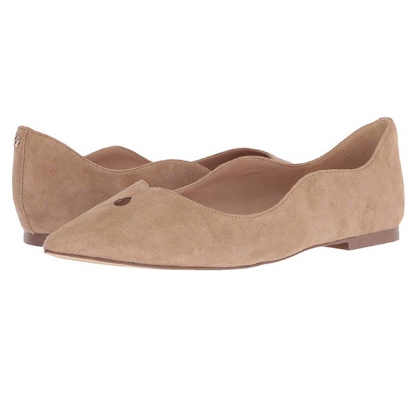 sam edelman rosalie scalloped flat